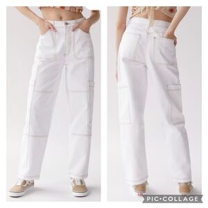 Urban Outfitters BDG kate high rise baggy cargo jeans size 29